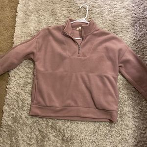 Hippie rose pink half zip